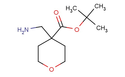 2H-Pyran-4-carboxylic acid, 4-(aminomethyl)tetrahydro-, 1,1-dimethylethyl ester